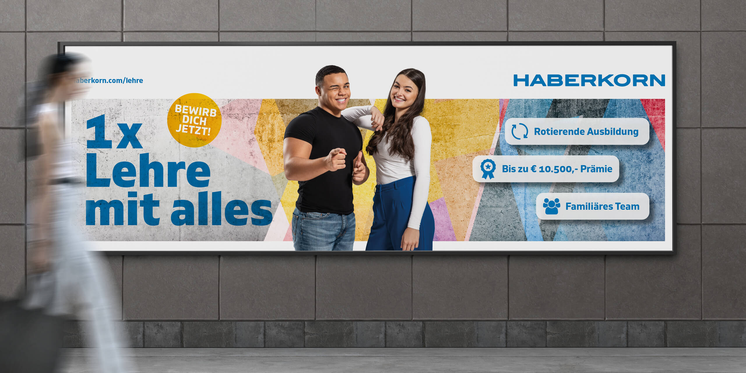 Referenz Haberkorn Lehrlingskampagne 2023 - Baschnegger Ammann & Partner