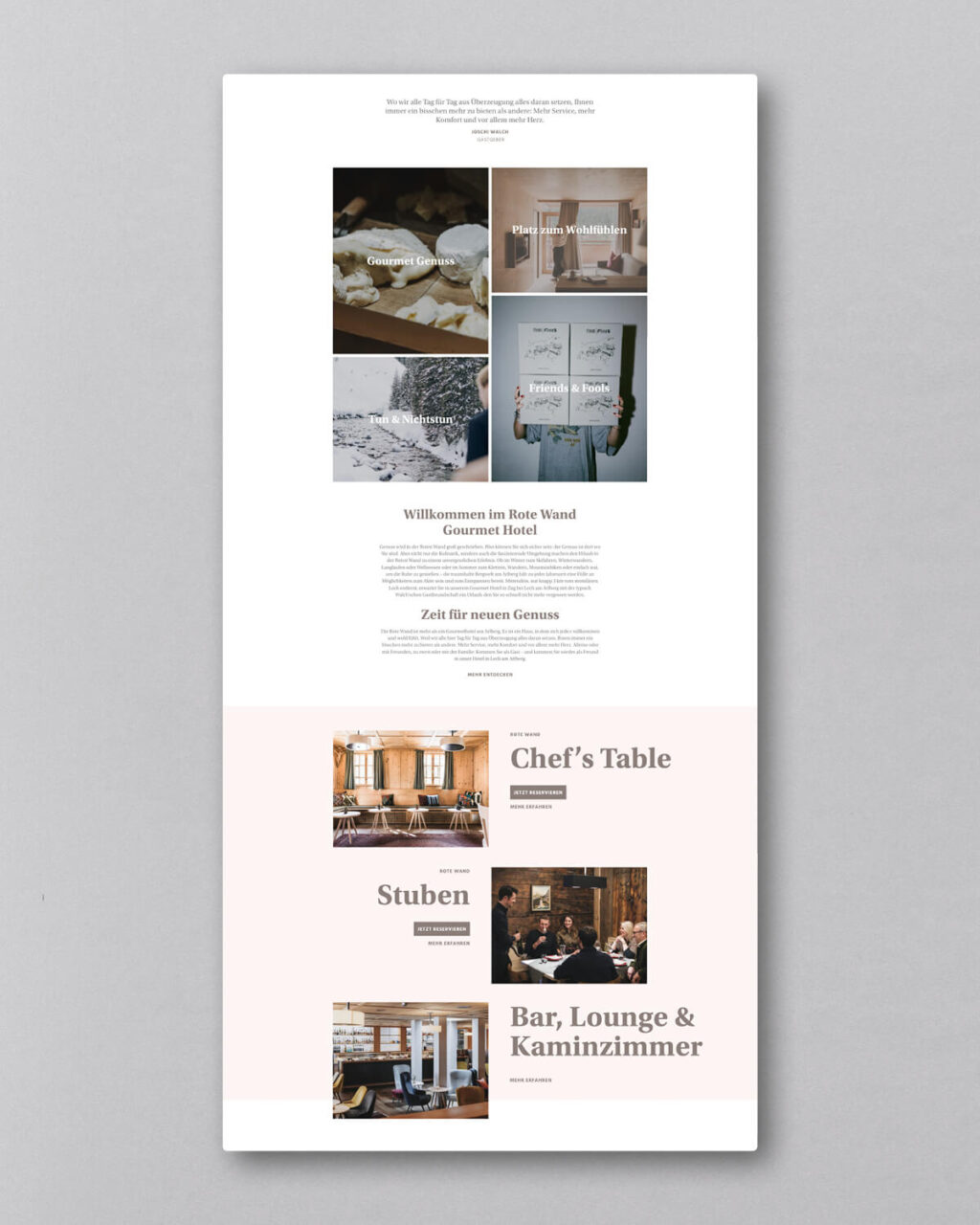 Referenz Rote Wand Gourmet Hotel - Baschnegger Ammann & Partner