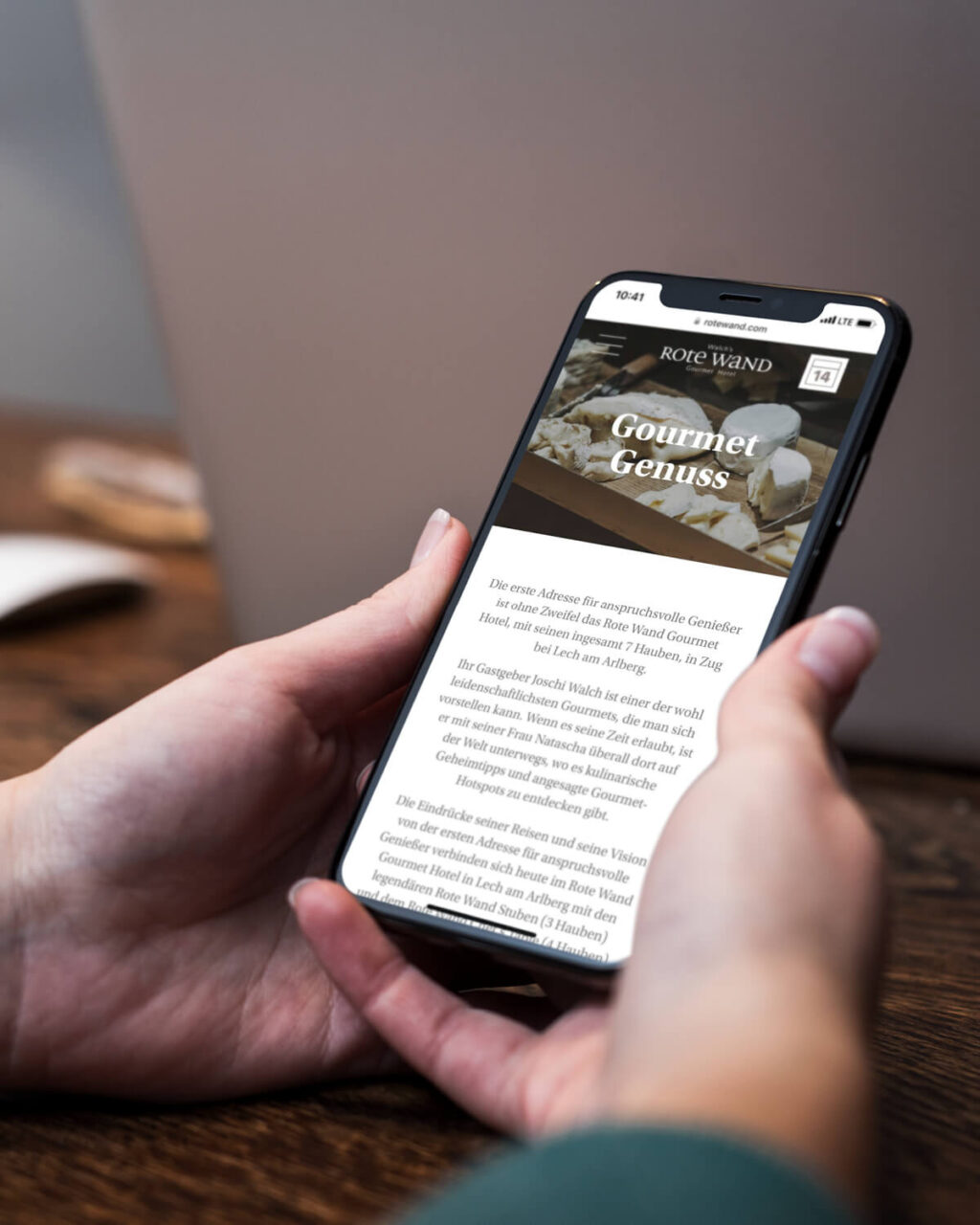Referenz Rote Wand Gourmet Hotel Website - Baschnegger Ammann & Partner