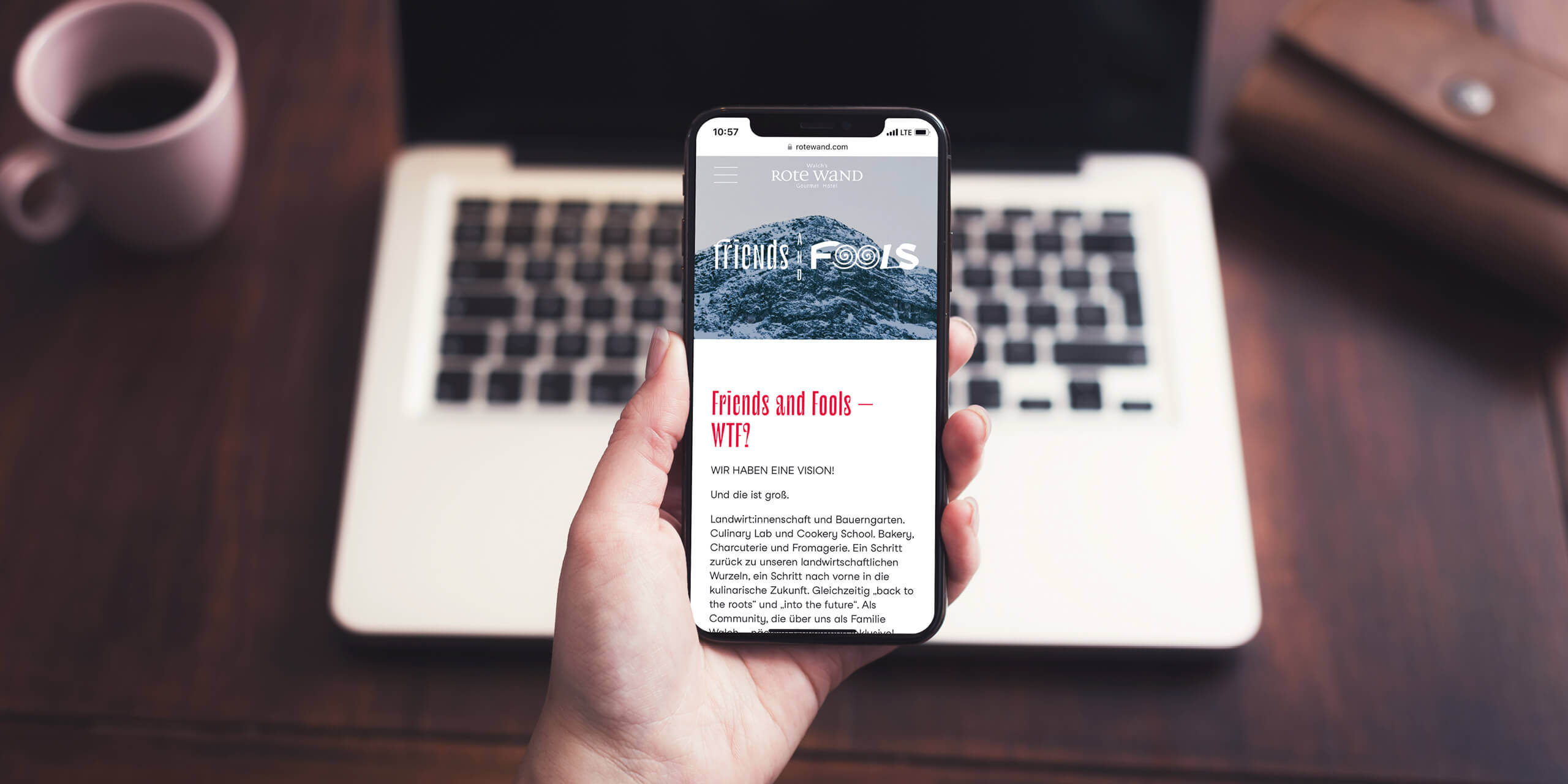 Referenz Rote Wand Gourmet Hotel Website - Baschnegger Ammann & Partner
