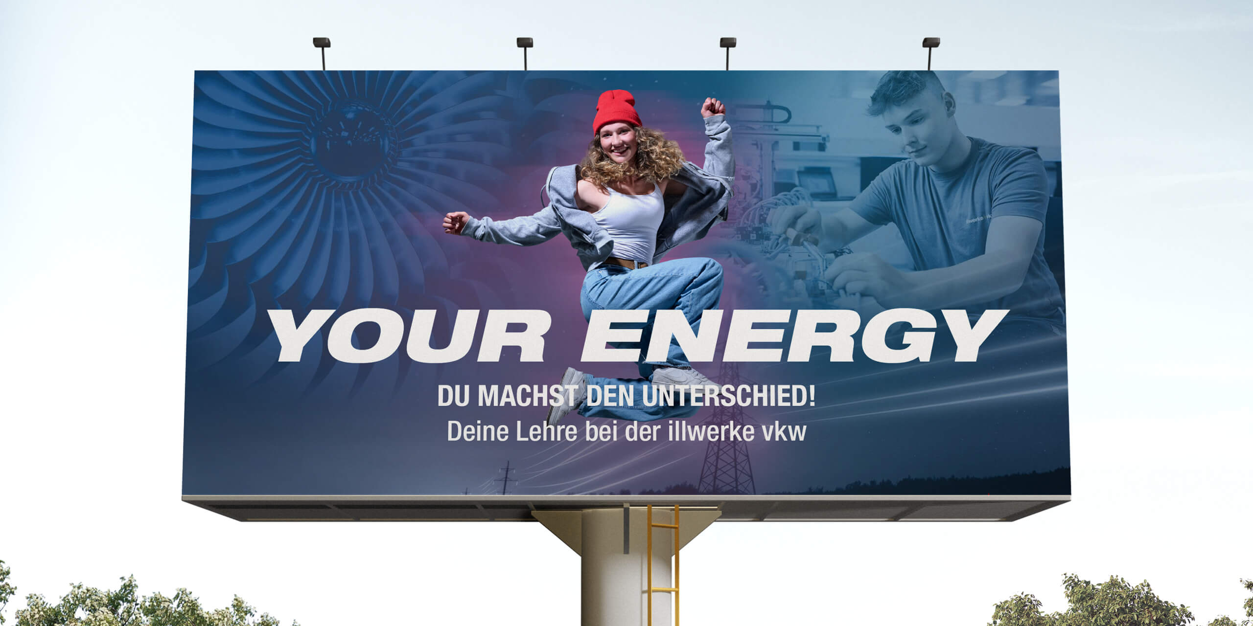 Referenz Illwerke vkw Lehrlingskampagne Your Energy - Baschnegger Ammann & Partner