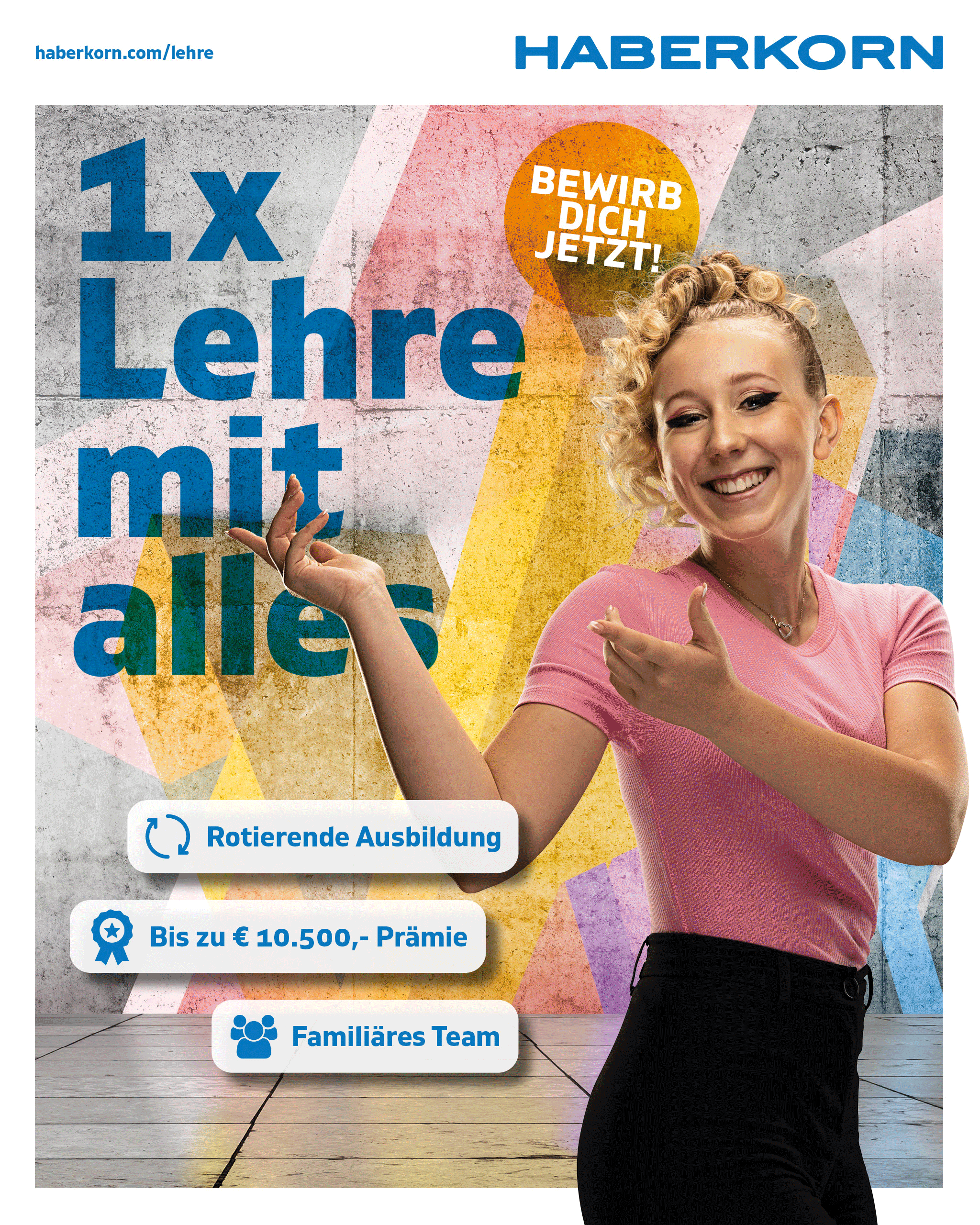Referenz Haberkorn Lehrlingskampagne 2023 - Baschnegger Ammann & Partner